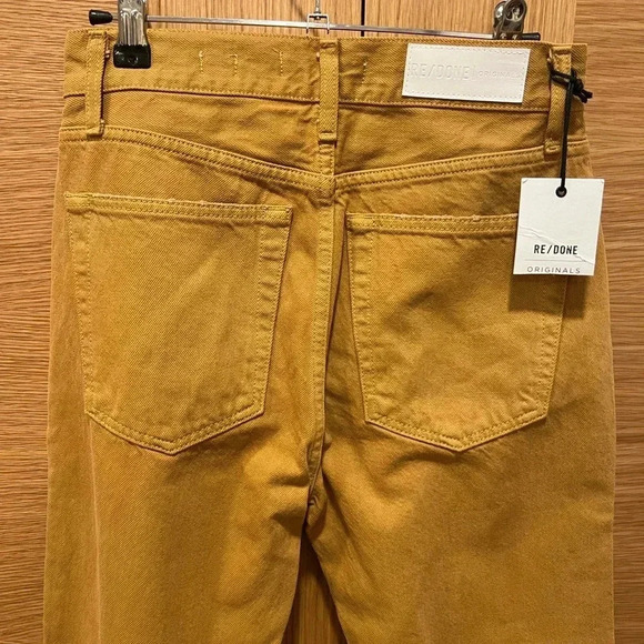 RE/DONE Original Womens jeans size 25, Earthen Gold, NWT - Picture 7 of 8